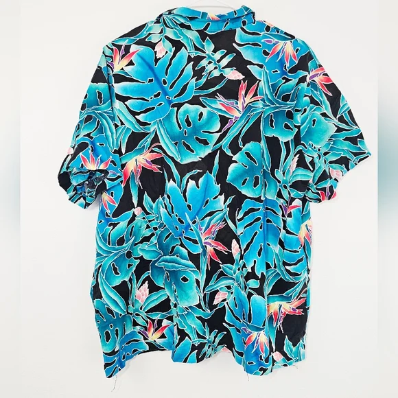 Hilo Hattie Original Hawaiian Button Up Shirt And Short Set - Picture 2 of 9